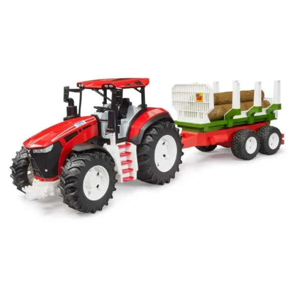 Bruder Kütük Taşıyan Römorklu Traktör 03453 ürün görseli