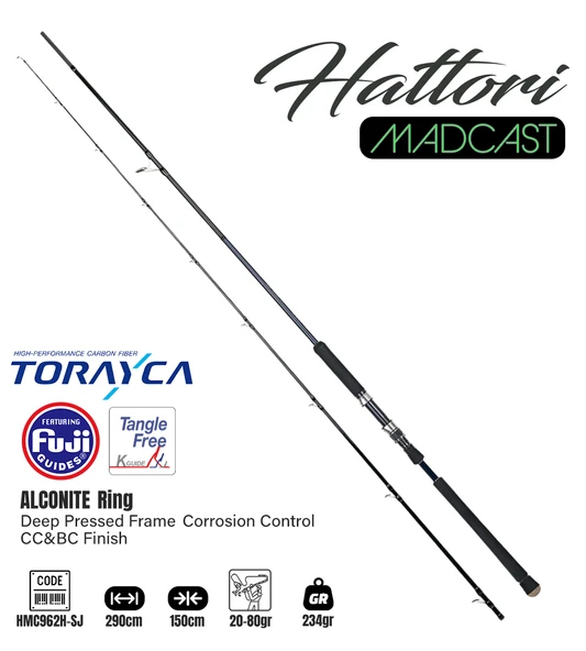 Fujin Madcast 290cm 20-80gr Shore Jig Kamışı ürün görseli