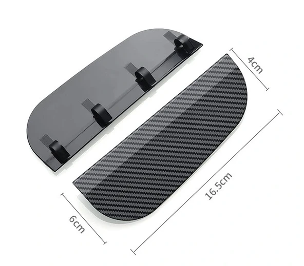 Araba Ayna Yağmur Koruyucu Siper Karbon Desenli - Resim 5