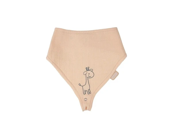 NessiWorld Emzik Askılı Müslin Önlük 837 Somon - Resim 2