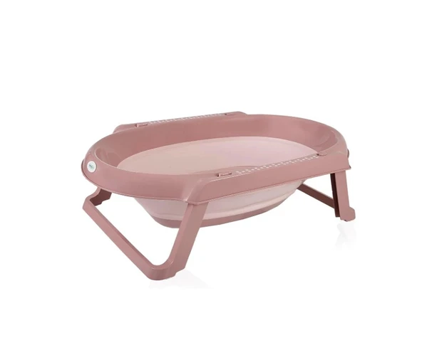 NessiWorld Katlanır Banyo 5'Li Küvet Seti 596 Somon - Resim 2