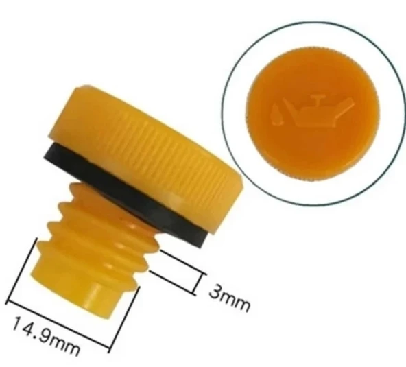 Kompresör Yağ Tapası 25 - 50 Lt C Tipi - Resim 2