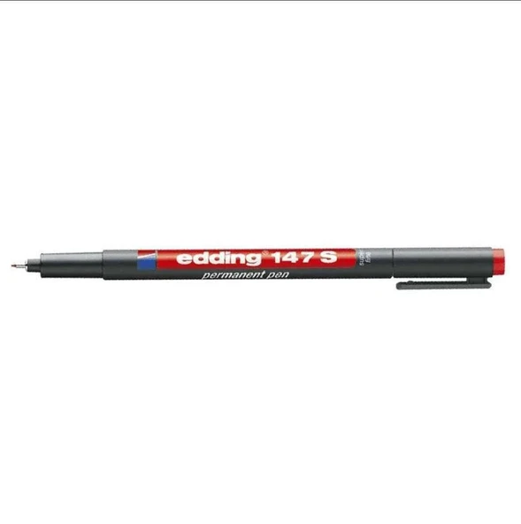 Edding Asetat Kalemi Permanent S Seri 0.3 MM Kırmızı 147 S - Resim 2