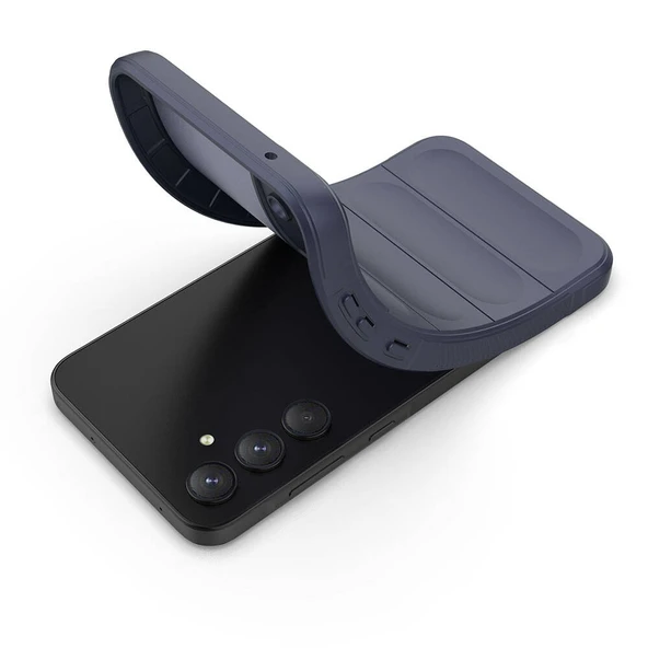 Galaxy A35 Kılıf Esnek TPU Oyuklu Arka Yüzey Tasarımlı  Etnik Silikon Kapak - Resim 4