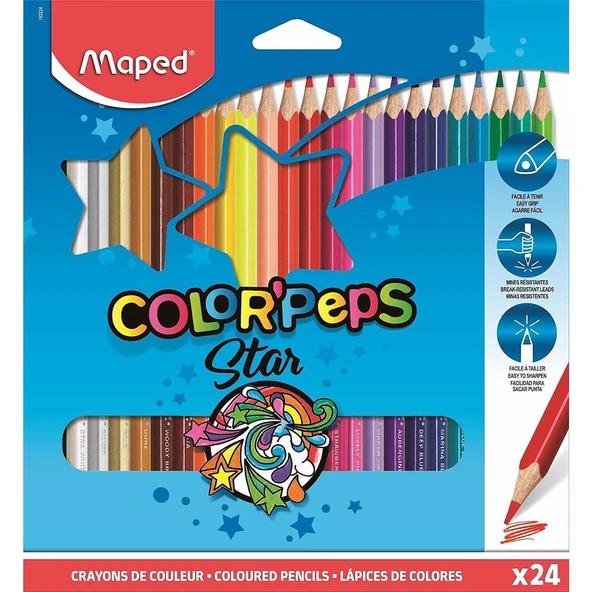 Maped Kuru Boya Color Pep s 183224ZV - Resim 3