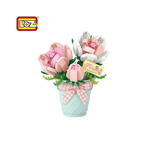 LZ8836 NessiWorld SANessiWorldILI GÜL 230 PARÇA BLOCK OYUNCAK ürün görseli 1