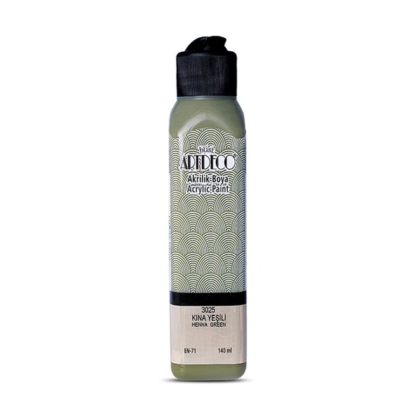Artdeco Akrilik Boya 140 ML Kına Yeşili 070R-3025 ürün görseli