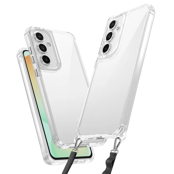 Galaxy A16 Kılıf Airbagli Takılabilir Askı Aparatlı  Snap Silikon Kapak ürün görseli