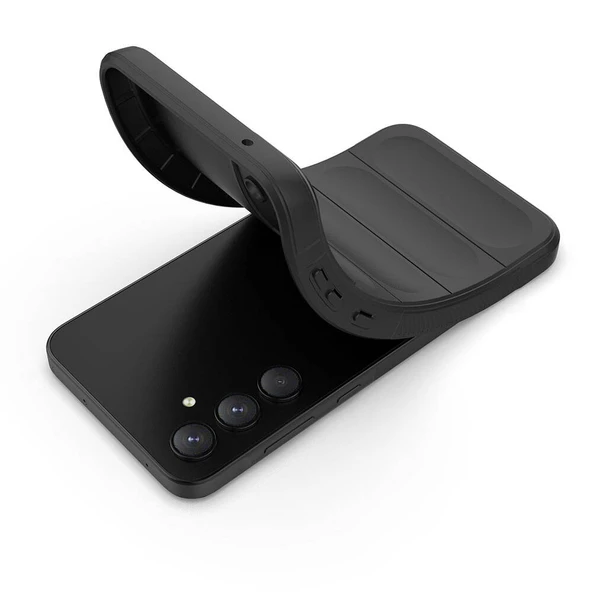 Galaxy A35 Kılıf Esnek TPU Oyuklu Arka Yüzey Tasarımlı  Etnik Silikon Kapak - Resim 3