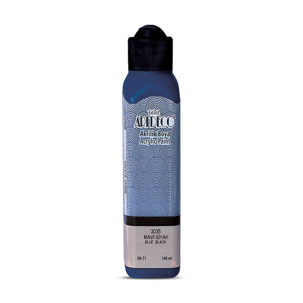 Artdeco Akrilik Boya 140 ML Mavi Siyah 070R-3035 ürün görseli