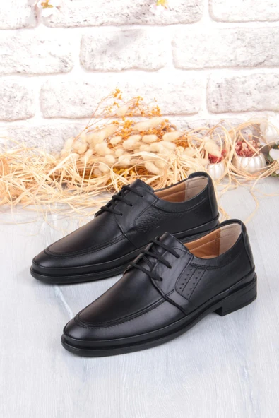 Mehmet Mete 42705 Face Rahat Esnek Kauçuk Taban Hakiki Deri Erkek Ayakkabı - Resim 4