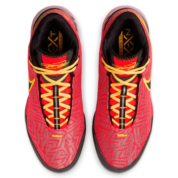 Nike Lbj Nxxt Genisus Erkek Kırmızı Basketbol Ayakkabısı HF0712-600(DAR Kalıp) - 4