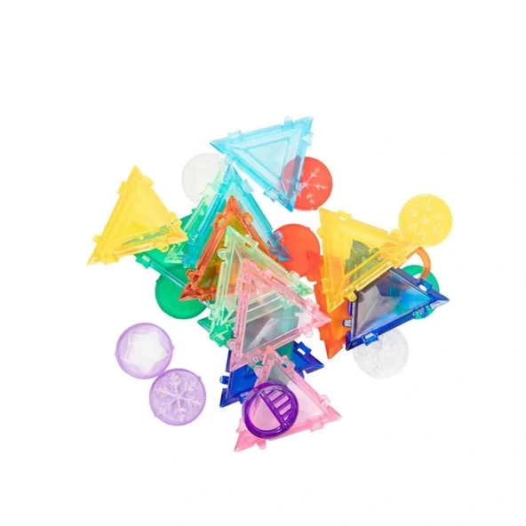 4842 NessiWorld-YFN-MANYETİK GEOMETRİK BLOKLU ŞEKİLLER 36 PRÇ - Resim 3