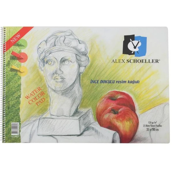 Alex Schoeller Resim Defteri 35x50 120 Gr.25 Syf.Şef.Spr.Kp.Alx-0823 ürün görseli