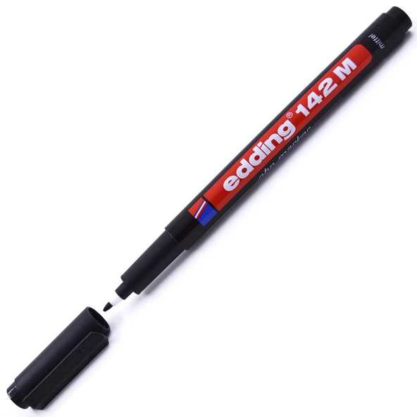 Edding Asetat Kalemi Permanent M Seri 1 MM Siyah 142 M - Resim 2