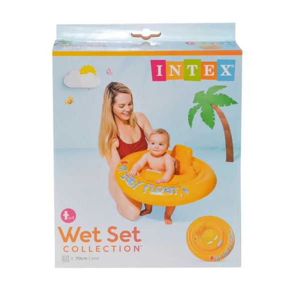 IBF56585 İntex Sarı Baby Float 70 cm 6-12 Ay - 3