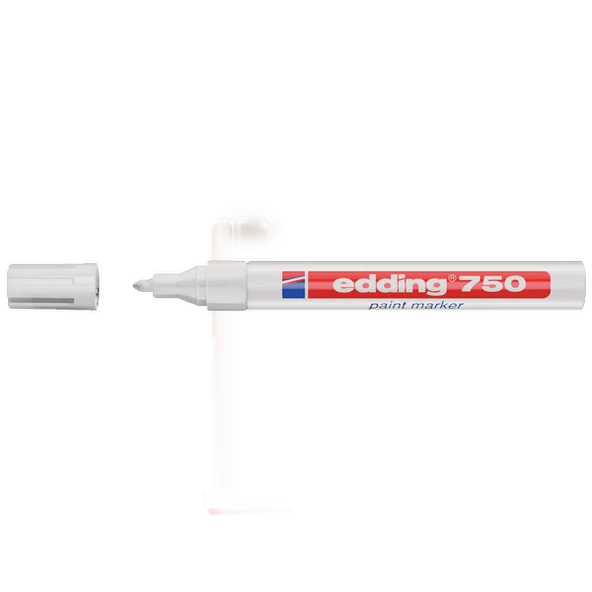 Edding 750 Paint Markör Kalem 2-4mm Beyaz ürün görseli