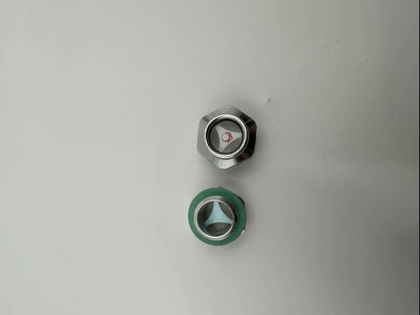 Alüminyum Depo Yağ Seviye Göstergesi M27x1.5 - Resim 6