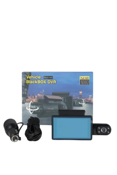 Blackbird A68 Çift Lensli Full HD 1080P Araç İçi Kamera  170 Geniş Açı, G-Sensör, 3" LCD, Döngü Kayıt - 5