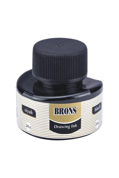BRONS ÇİNİ MÜREKKEBİ SİYAH ürün görseli