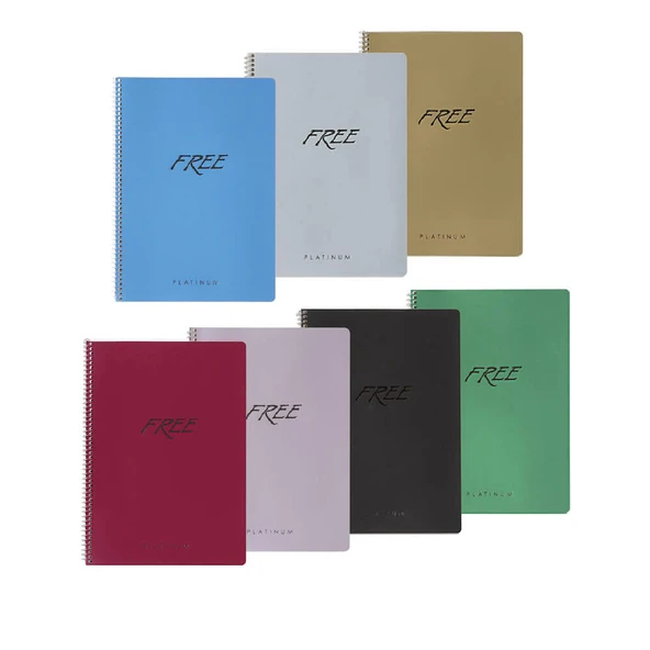 Keskin Color A4 100 Yaprak Kareli PP Kapak Free Platinum Defter 320342-99 ürün görseli