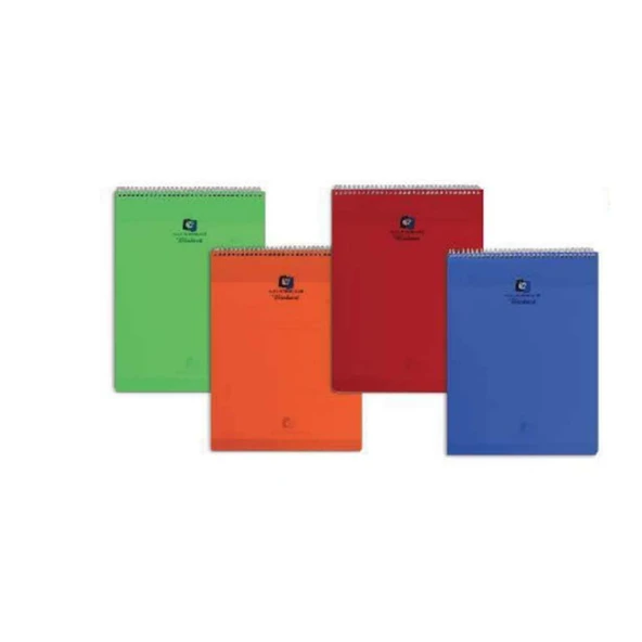 Alex Spiralli Pp Kapak A4 Bloknot 80 yp Kareli ALX-664 ürün görseli