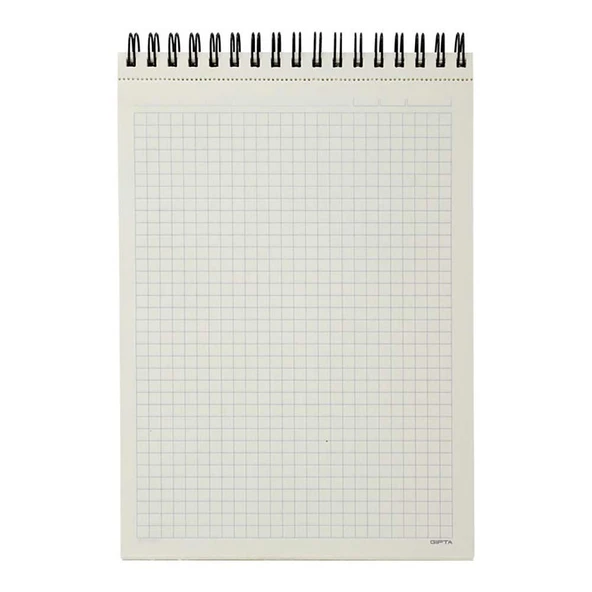 Gıpta Bloknot Block Master Spiralli Kareli 100 YP A5 1385 - Resim 2