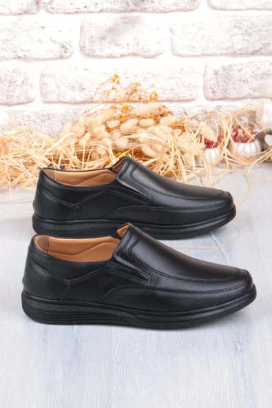 Mehmet Mete 42970 Face Rahat Esnek Kauçuk Taban Hakiki Deri Erkek Ayakkabı - Resim 2