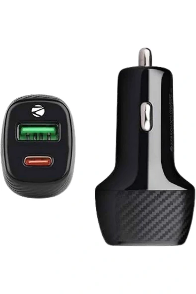 Type-C Girişli Araba Çakmaklık Şarj Cihazı 38W Oto Çakmaklık - 5