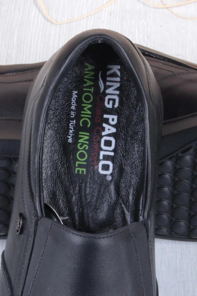King Paolo G1248 Shoeflex Comfort Hakiki Deri Erkek Ayakkabı - Resim 6