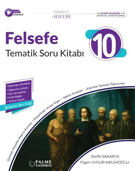 10. Sınıf Felsefe Tematik Soru Kitabı Palme Yayınları ürün görseli