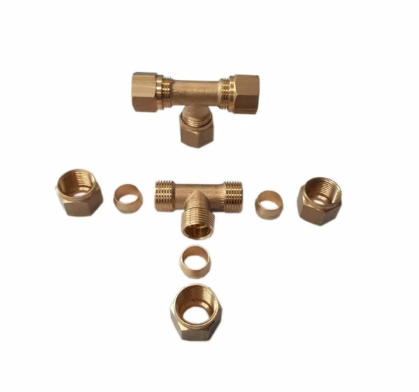 Sarı Pirinç Yüksüklü Te 6.35mm - 1/4 - Resim 3