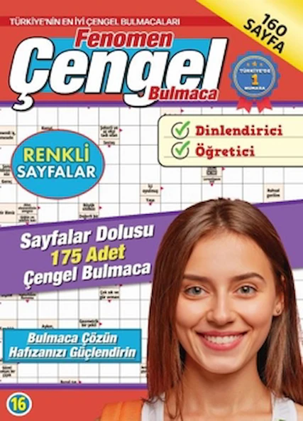Fenomen Çengel Bulmaca 16 / Bertan Kodamanoğlu / Maxi Yayıncılık / 9786256138285 ürün görseli