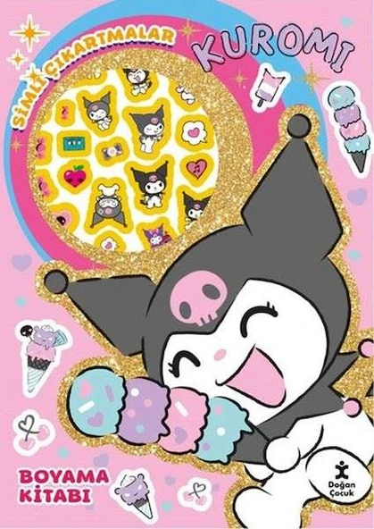 Kuromi - Star Simli Çıkartmalı Boyama Kitabı ürün görseli