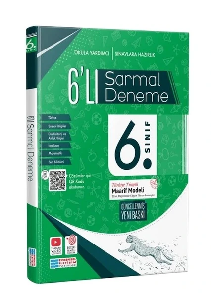 EVRENSEL 6.SNF SARMAL 6 LI DENEME ürün görseli