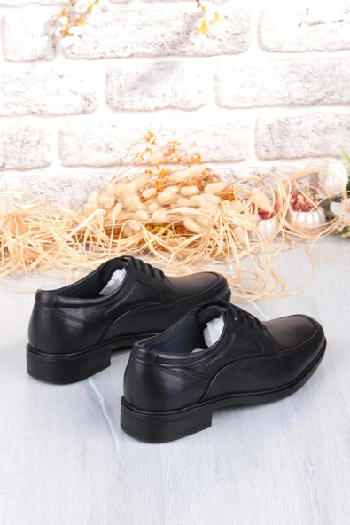 Mehmet Mete 42409 Rahat Kauçuk Kaymaz Taban Hakiki Deri Erkek Ayakkabı - Resim 5