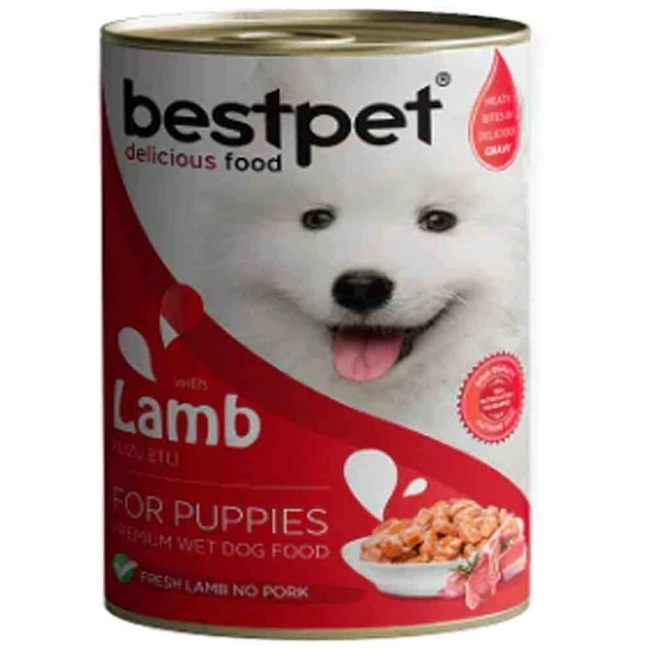 BestPet Kuzu Etli Yavru Köpek Konservesi 400gr