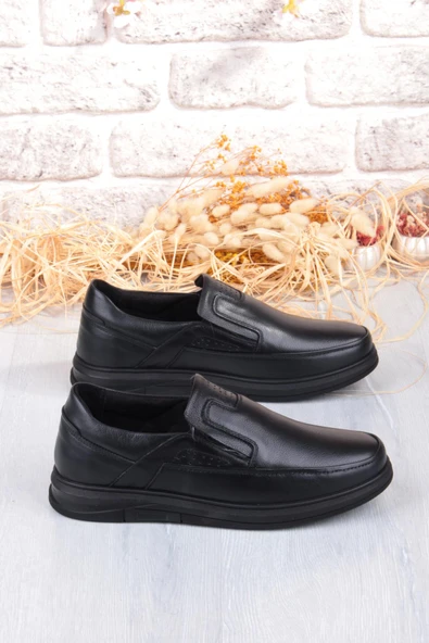 Mehmet Mete 32444 Kale Rahat Sıcak Astar Kaymaz Taban Hakiki Deri Erkek Ayakkabı - Resim 2