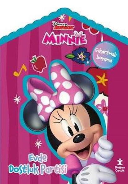 Disney Minnie Evde Çıkartmalı Boyama Kitabı ürün görseli