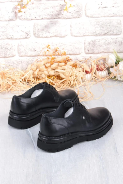 Mehmet Mete K1004 Rahat Hafif Eva Kalın Taban Hakiki Deri Erkek Ayakkabı - Resim 5