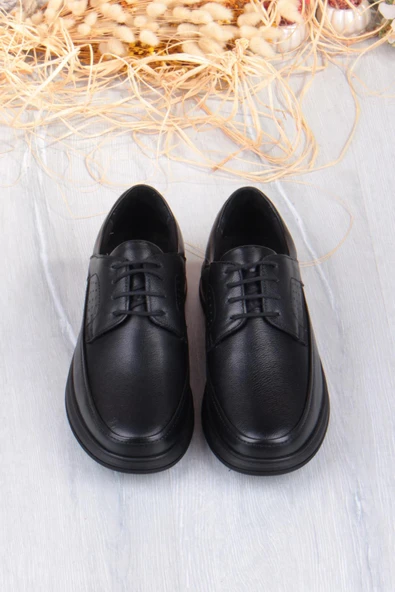 Mehmet Mete 32445 Kale Rahat Sıcak Astar Kaymaz Taban Hakiki Deri Erkek Ayakkabı - Resim 7