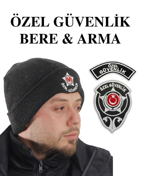 Özel Güvenlik Bere & Arma Seti - Resim 3