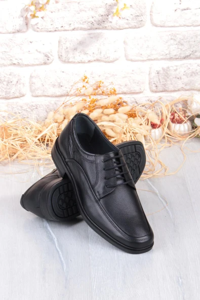 Mehmet Mete 42409 Rahat Kauçuk Kaymaz Taban Hakiki Deri Erkek Ayakkabı - Resim 6