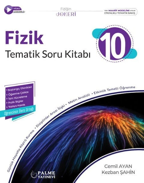 10. Sınıf Fizik Tematik Soru Kitabı Palme Yayınları ürün görseli