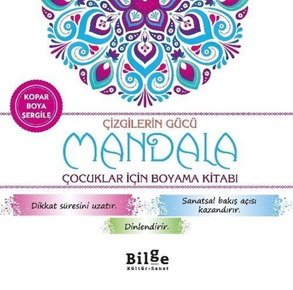 Çizgilerin Gücü - Mandala & Çocuklar İçin Boyama Kitabı ürün görseli