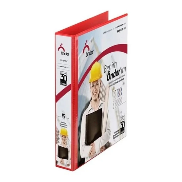 Önder 2005-2 A4 Firma Klasörü SCM 2D Mek Kırmızı