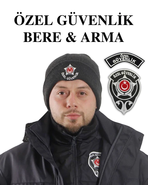 Özel Güvenlik Bere & Arma Seti ürün görseli