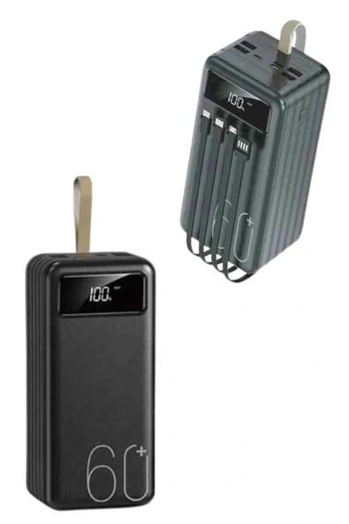 Powerbank Yüksek Kapasiteli 60.000 Mah Hızlı Şarj Şarj Özellikli Batarya - 5