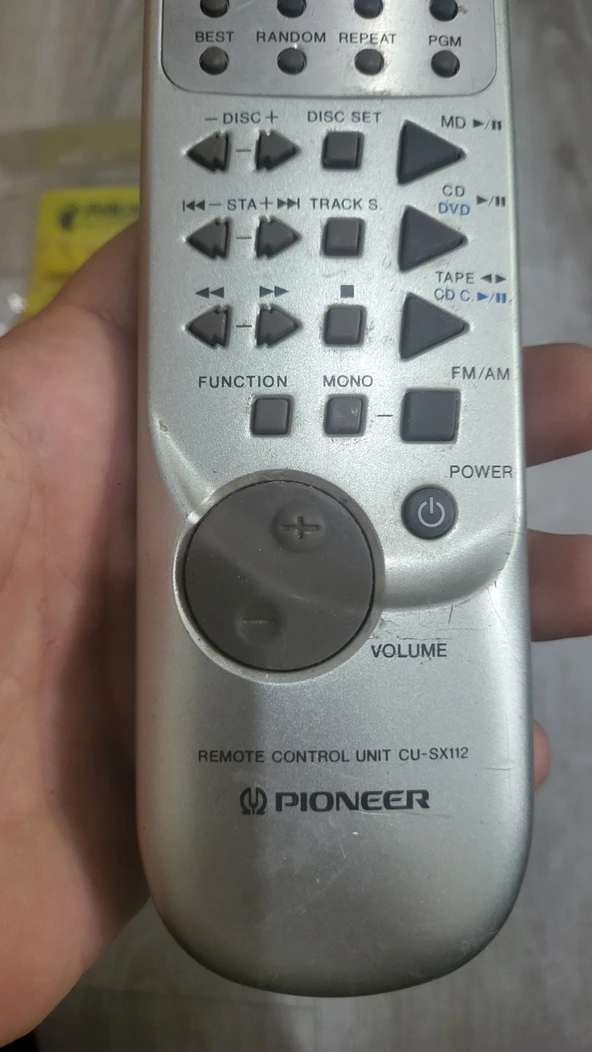 Pioneer cu sx 112 kumanda ikinci el - Resim 2