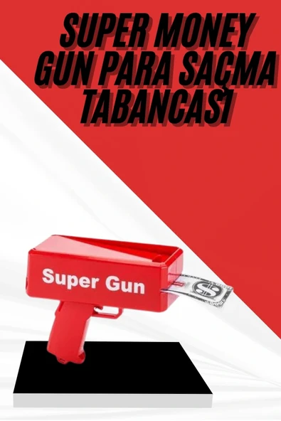 Para Dolar Atma Makinası Super Money Gun Para Saçma Fırlatma Tabancası - 1